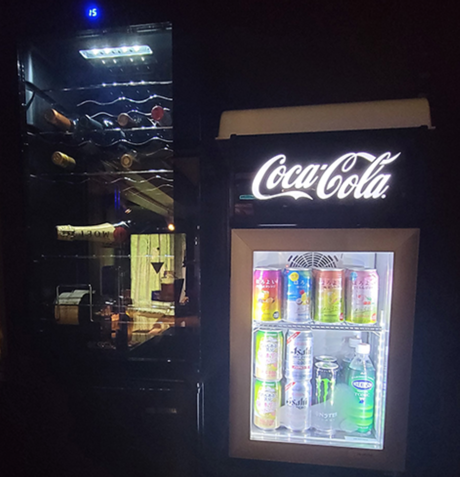 ワインセラーと冷蔵庫