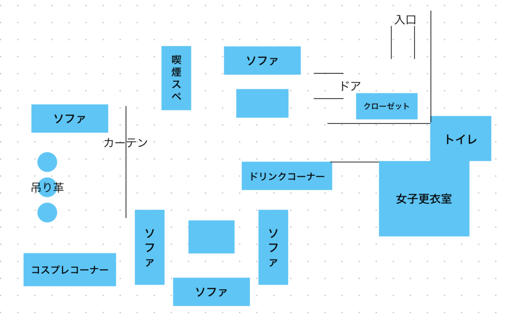 ココロ店内マップ