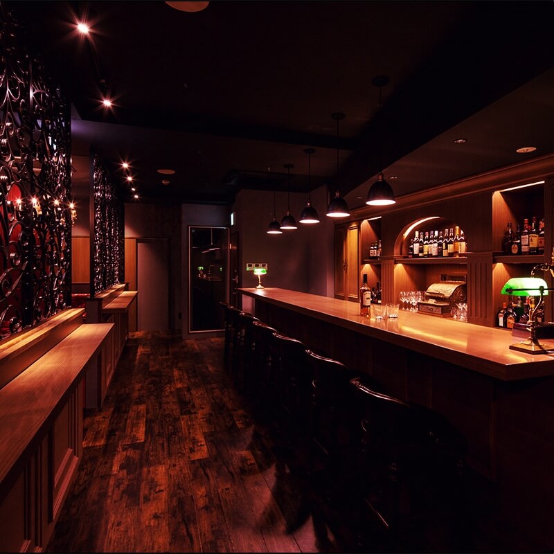 バーフェイス　横からカウンター