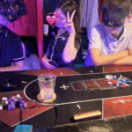 HIDEOUT天（ハイドアウト）カウンターと仮面