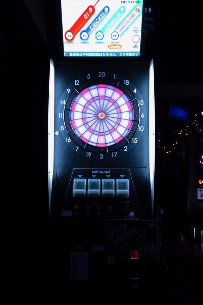 ノンハプバーもぐら新宿店　ダーツ